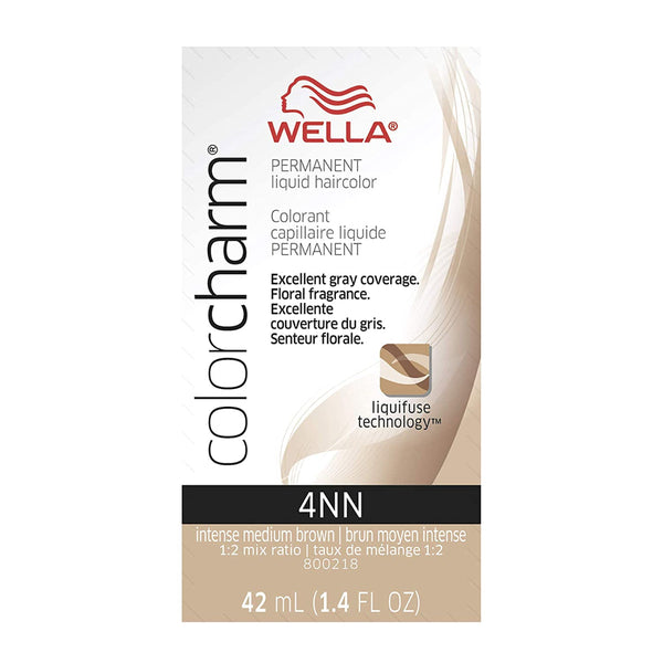 Wella ColorCharm Permanent Liquid Hair Color 4NN/Intense