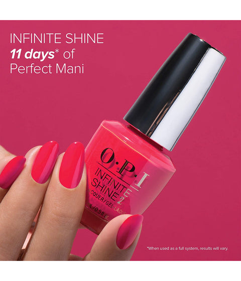 OPI Infinite Shine 2, Scotland Collection, Red Heads Ahead, 15mL