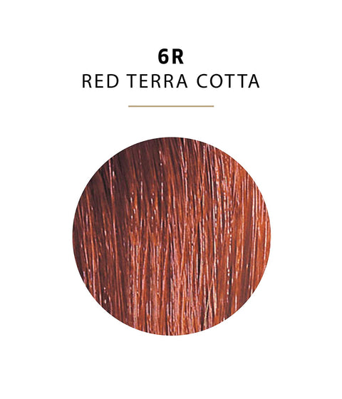 Wella ColorCharm Permanent Liquid Hair Color 6R/Red Terra Cotta, 42mL