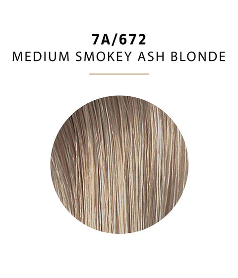 Wella ColorCharm Permanent Liquid Hair Color 7A/Medium Smokey Ash Blonde, 42mL