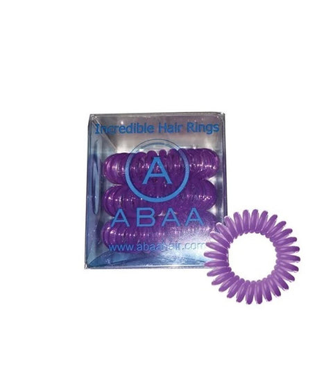 ABAA Hair Ring ( Set of 3) Purple