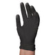 DannyCo BaBylissPRO Reusable Black Satin Latex Gloves Small 4 per box