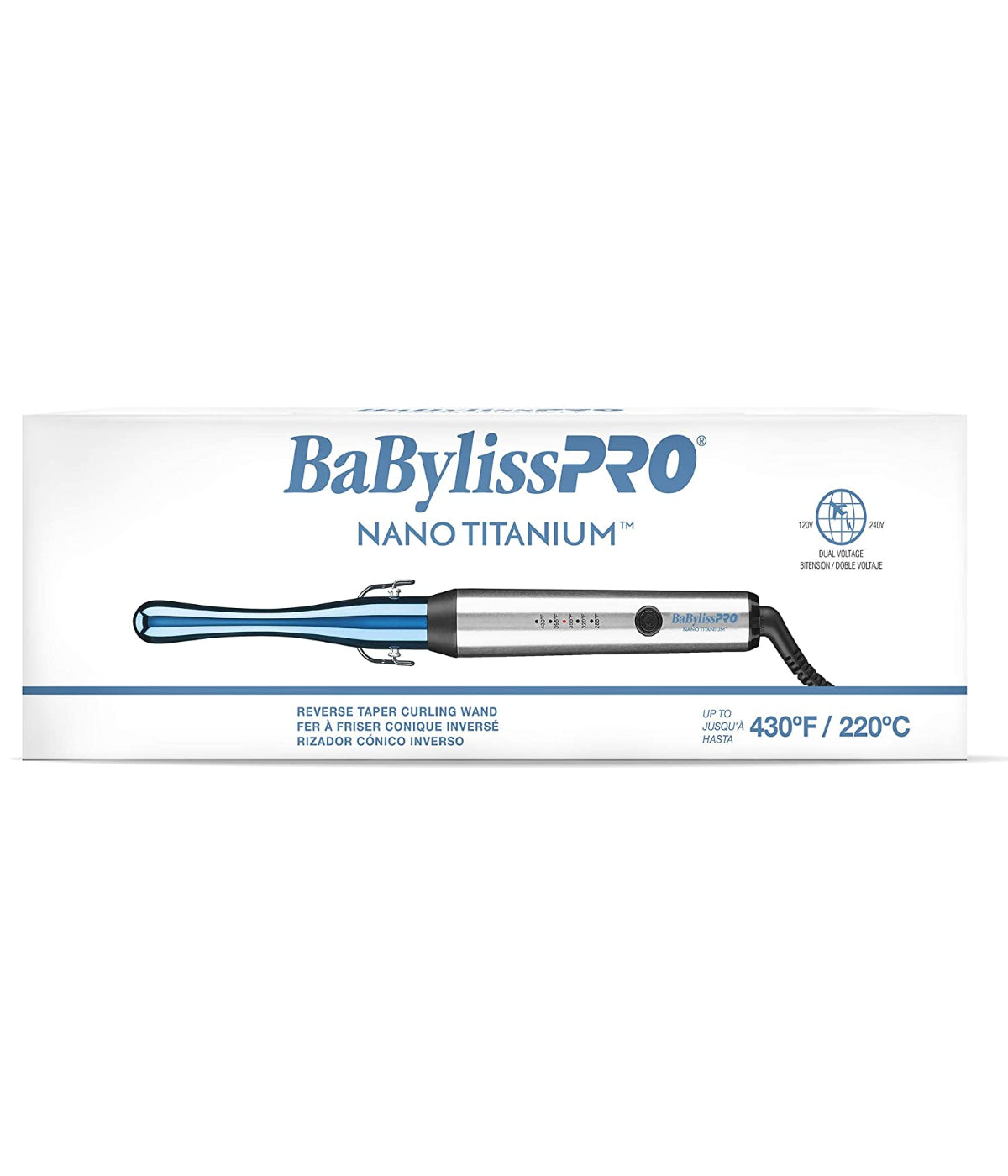 Nano titanium babyliss pro rizador sale