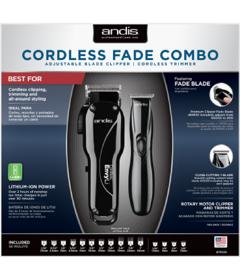 andis fade combo packaging