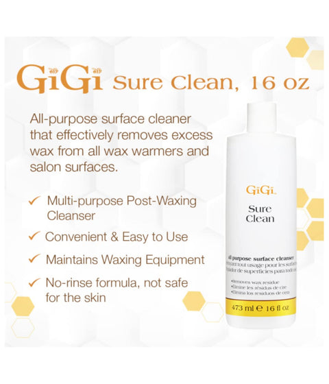 GiGi Sure Clean Surface Cleaner, 16 oz
