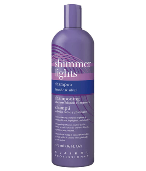 Clairol Shimmer Lights Shampoo, Blonde & Silver, 16oz