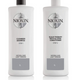 Nioxin System 1 Cleanser Shampoo & Scalp Therapy Conditioner Duo, 1L