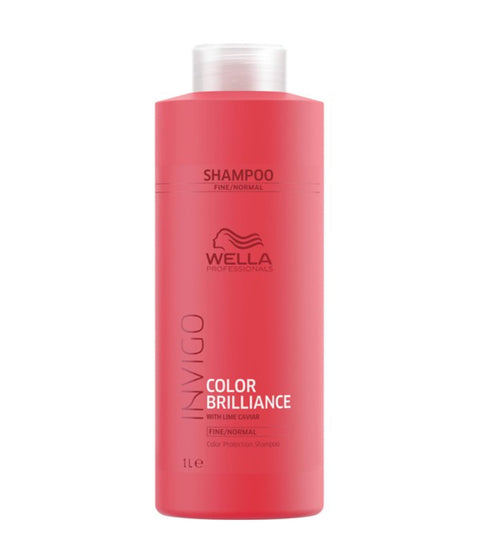 Wella INVIGO Brilliance Shampoo for Fine/Normal Hair, 1L